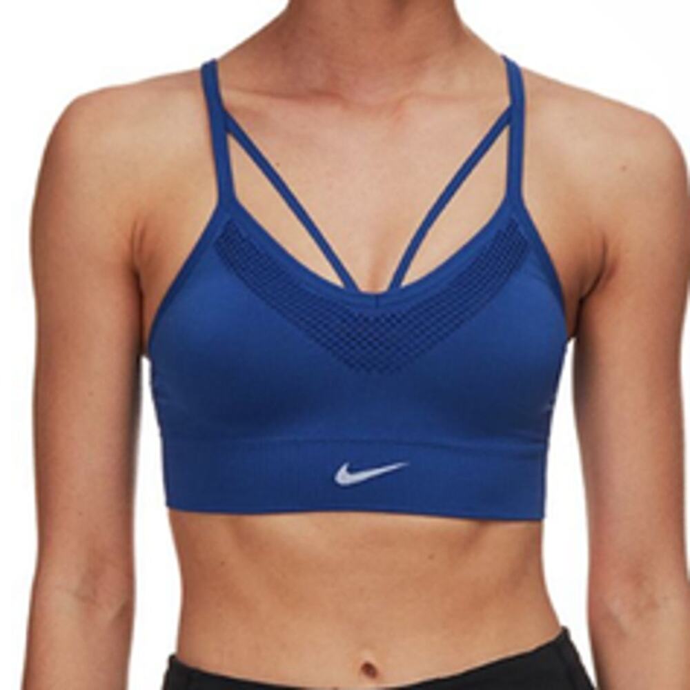Nike Women's Seamless Light Support Bra Blue Size XS